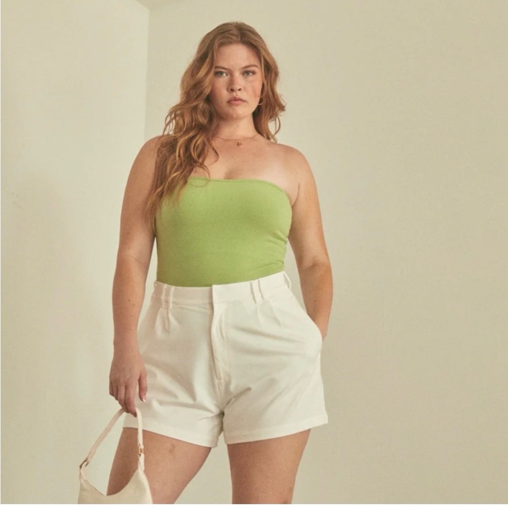 Klassy Network Bright Green Tube Top